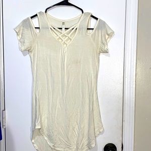 Cream Blouse with Cool Sleeves